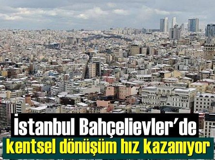 BAHÇELİEVLER'DE 10 KATA KADAR İMAR